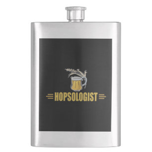 Grappige Bier Hopsoloog Heupfles