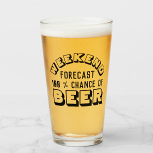 Grappige biercitaat glas