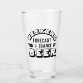 Grappige biercitaat glas (Voorkant)