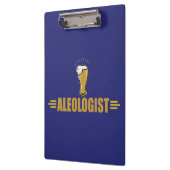 Grappige bierdrinker klembord (Links)