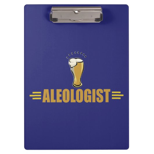 Grappige bierdrinker klembord (Voorkant)