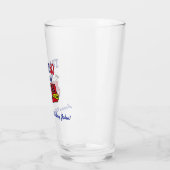 Grappige bierglas 60ste verjaardag glas (Links)