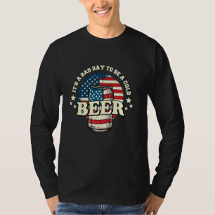 Grappige bierliefhebber Het is een slechte dag om T-shirt