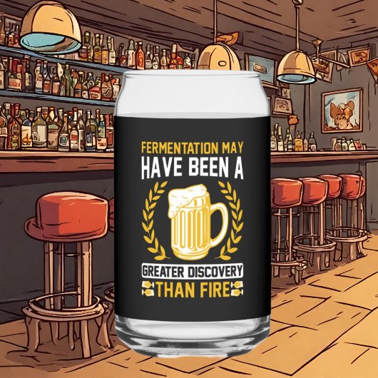 Grappige bierliefhebbers word art blikvorm glas