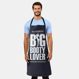 GRAPPIGE Big Booty Lover op ZWART Schort