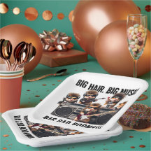 Grappige Big Hair Music Boombox Hamster Supergroep