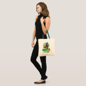 Grappige Bigfoot Hardloop Motivatie Tote Bag (Voorkant (model))
