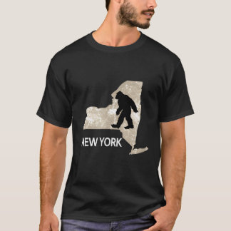 Grappige Bigfoot Ik Geloof Die Houdt Van New York T-shirt