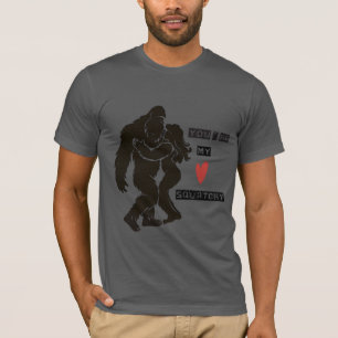Grappige BigFoot “Je bent mijn Squatchy” Romantisc T-shirt