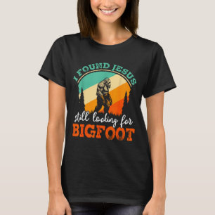 Grappige bigfoot jesus crossover op zoek naar sasq t-shirt