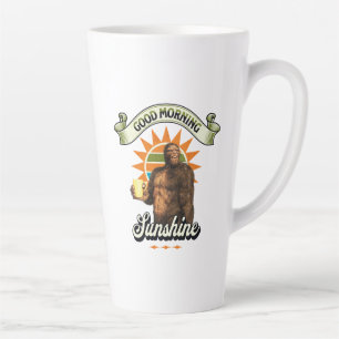 Grappige Bigfoot Koffie Ochtendhumor Latte Mok