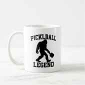 Grappige Bigfoot Pickleball Legende Koffiemok (Links)