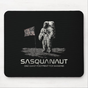 Grappige Bigfoot Sasquatch Ruimte Sasquanaut Muismat