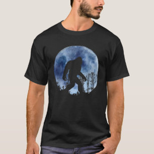 grappige bigfoot sasquatch volle maan wandelen T S T-shirt