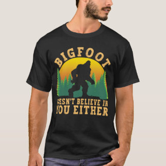 Grappige Bigfoot Sasquatch Yeti Cryptozoölogie T-shirt