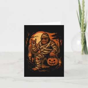 Grappige Bigfoot Soky Halloween Sasquatch Kaart