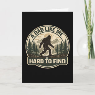 Grappige Bigfoot Vader Een Vader Als Ik Is Moeilij Kaart
