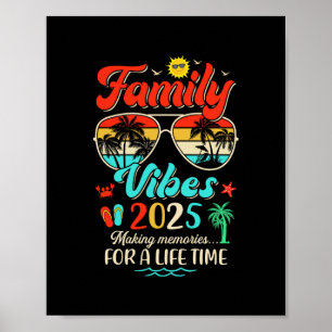 Grappige bij elkaar passende familiereünie 2025 he poster