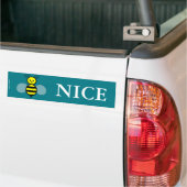 Grappige Bij Fijne Bumpersticker (Op Truck)