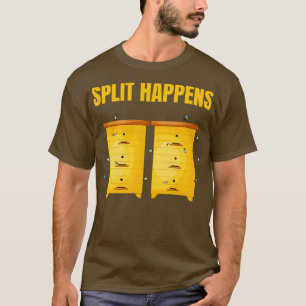 Grappige bijenteelt bijenkorf honing 1 t-shirt