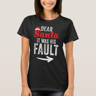 Grappige bijpassende koppels kerst zijn en de hare t-shirt