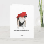 Grappige Biker Cats Verjaardag Kaart (Achterkant)