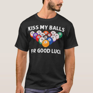 Grappige Biljart Kunst Voor Mannen Jongens Biljart T-shirt