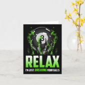 Grappige biljart ontwerp 8 LL snooker zwembad cue  Kaart (Gele Bloem)