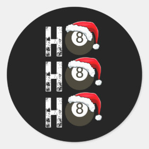 Grappige Biljart voor Pool Players League Ronde Sticker