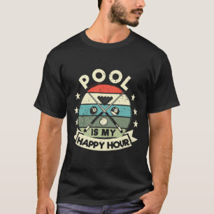 Grappige biljartspeler Billard 8-ll Pool is mijn k T-shirt