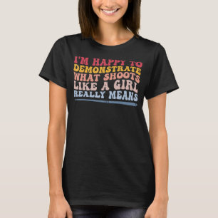 Grappige biljartspeler pool demonstreren shoots zo t-shirt
