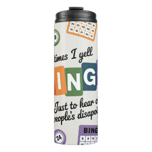 Grappige Bingo Thermosbeker