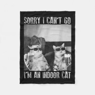 Grappige binnenkat meme sorry dat ik niet naar ret fleece deken