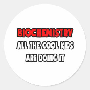 Grappige Biochemie Shirten en geschenken Ronde Sticker