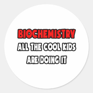 Grappige Biochemie Shirten en geschenken Ronde Sticker