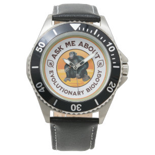 Grappige Biologie Leraren Evolutie Humor Cadeau Horloge