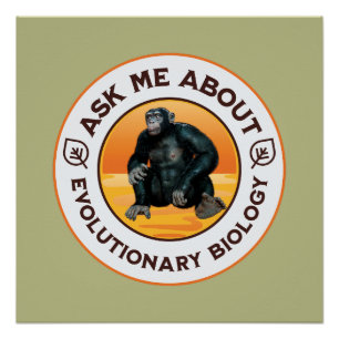 Grappige Biologie Leraren Evolutie Humor Cadeau Perfect Poster