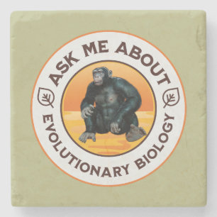 Grappige Biologie Leraren Evolutie Humor Cadeau Stenen Onderzetter