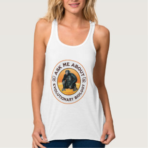 Grappige Biologie Leraren Evolutie Humor Cadeau Tanktop