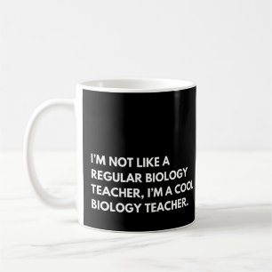 Grappige biologieleraar zeggende koffiemok