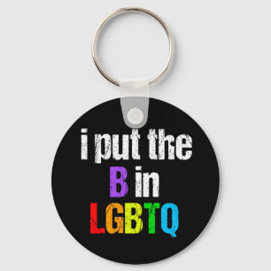 Grappige Biseksuele LGBTQ Sleutelhanger