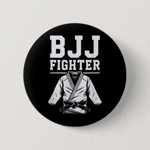 Grappige BJJ Braziliaans Jiu Jitsu BJJ Vechters Gr Ronde Button 5,7 Cm