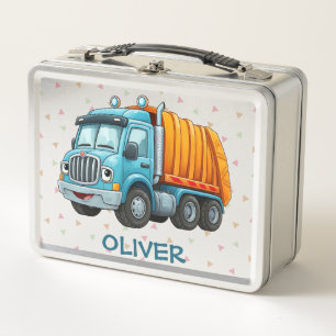 Grappige Blauwe Gele Kiptruck