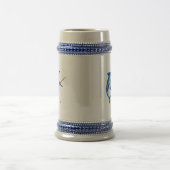 Grappige Blauwe Marlijn Vissen Bierpul (Center)