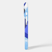 Grappige Blauwe Vogels Cartoon Case-Mate iPhone Case (Achterkant / Links)