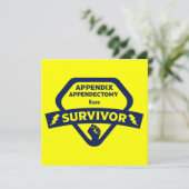 Grappige blindedarm verwijdering operatie Appendec (Staand voorkant)