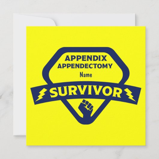 Grappige blindedarm verwijdering operatie Appendec (Voorkant)