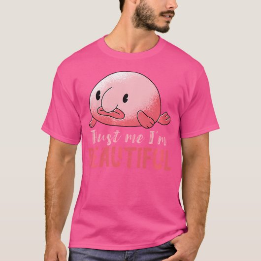 Grappige Blobfish Trust Me Grumpy Face Blobfish-mi T-shirt (Voorkant)