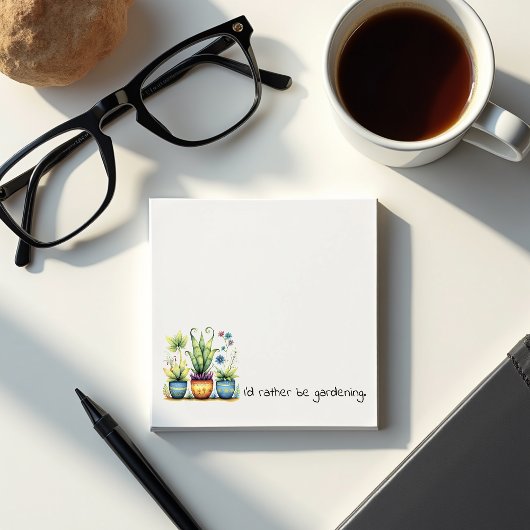 Grappige Bloempotten Ik Had Liever Getuinierd Post-it® Notes