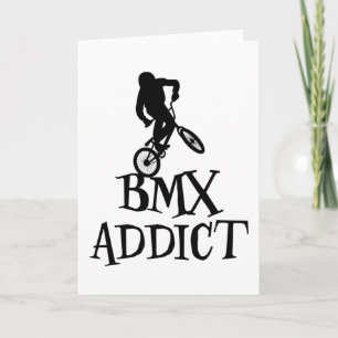 Grappige BMX-fiets slogan Biker cadeau Kaart